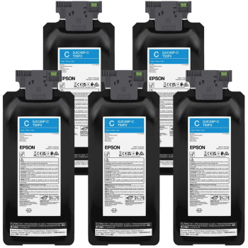 Epson C8000 Tintenkartuschen Cyan 5er Set
